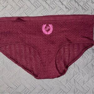 Victoria's Secret Pink Textured Hipster Panties